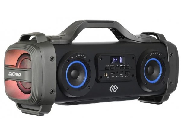 Портативная колонка Digma S-38, 60Вт, черный