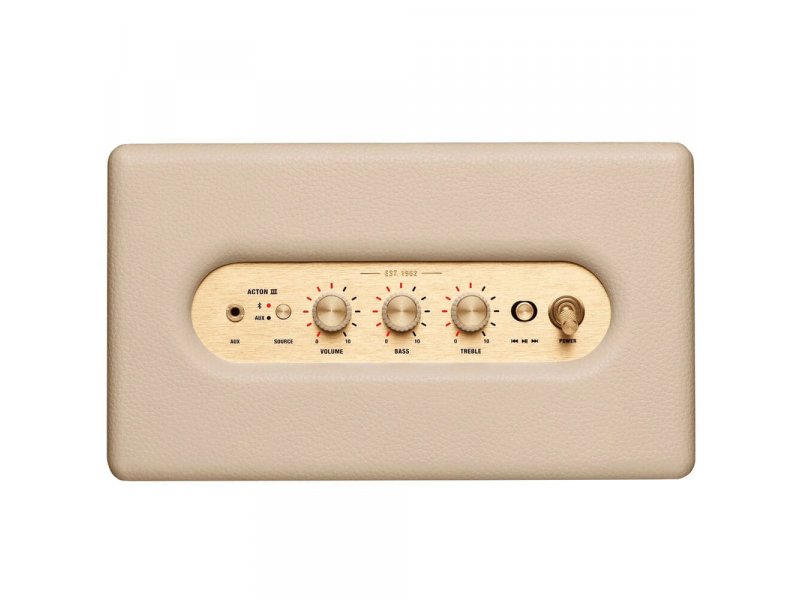 Портативная акустика Marshall Acton III Cream Портативная акустика Marshall Acton III Cream