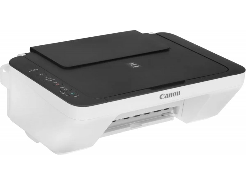 Canon Pixma MG2577S — вид с открытой крышкой сканера