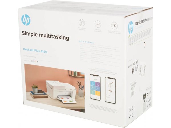 МФУ струйное HP DeskJet Plus 4120 AiO 3XV14B цветное с Wi-Fi МФУ струйное HP DeskJet Plus 4120 AiO 3XV14B цветное с Wi-Fi