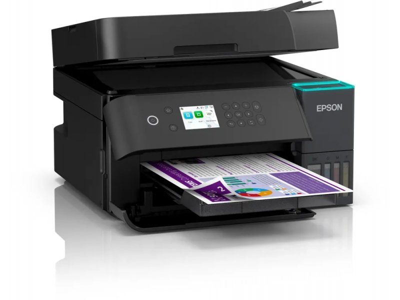 МФУ струйное Epson EcoTank L6370 черный