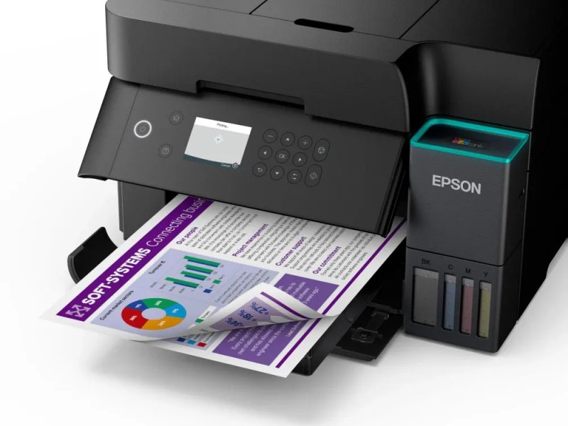 МФУ струйное Epson EcoTank L6370 черный