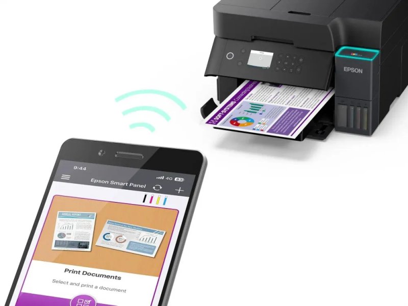 МФУ струйное Epson EcoTank L6370 черный