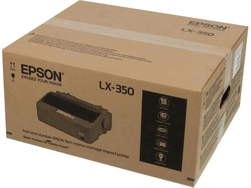 Принтер матричный Epson LX-350 черный
