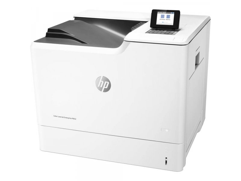 HP Color LaserJet Enterprise M652dn &mdash; лотки подачи бумаги и сенсорная панель управления