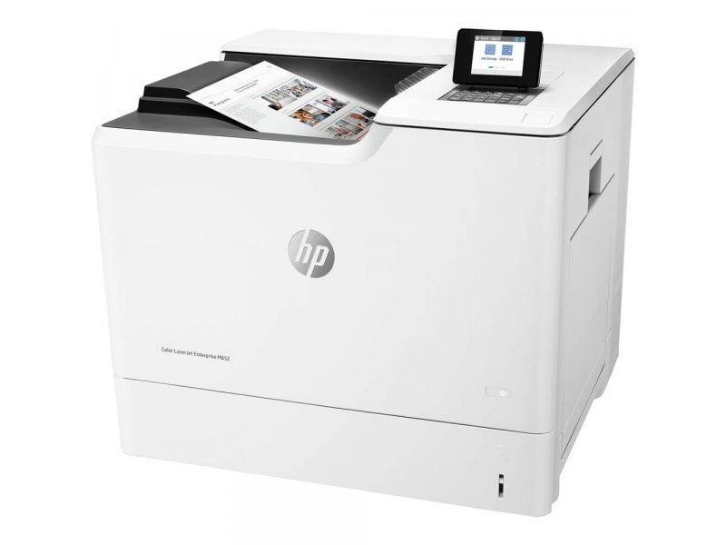 HP Color LaserJet Enterprise M652dn &mdash; разъёмы Ethernet и USB на задней панели