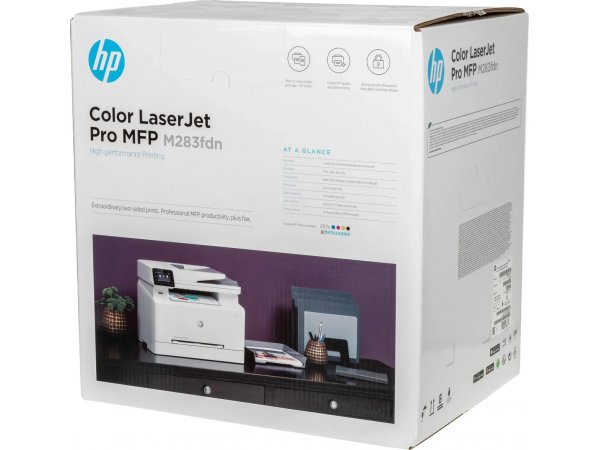 МФУ лазерное HP Color LaserJet Pro M283fdn 7KW74A цветное А4