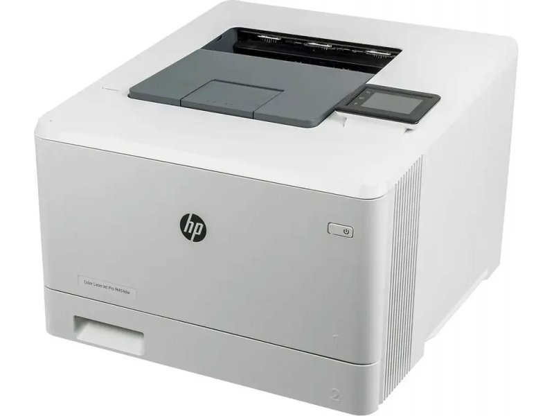 Принтер лазерный HP Color LaserJet Pro M454dw белый