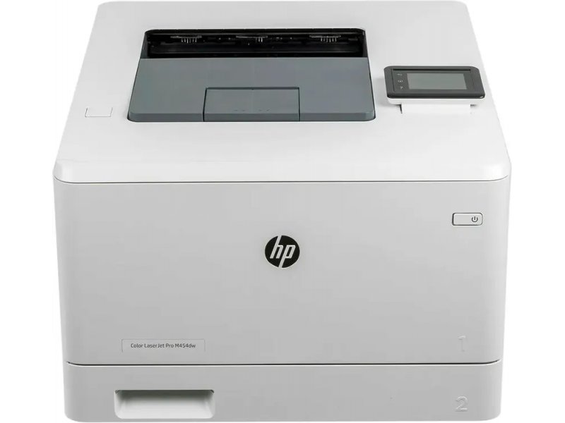 Принтер лазерный HP Color LaserJet Pro M454dw белый