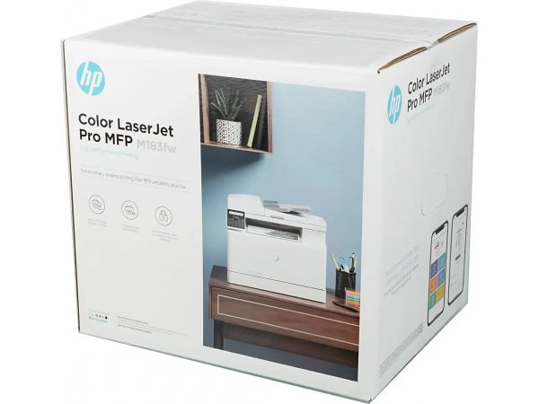 МФУ лазерное HP Color LaserJet Pro MFP M183fw 7KW56A цветное