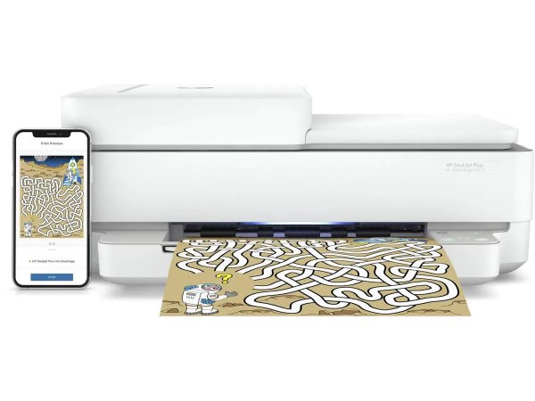 МФУ струйное HP Deskjet Plus Ink Advantage 6475 5SD78C цветное с Wi-Fi
