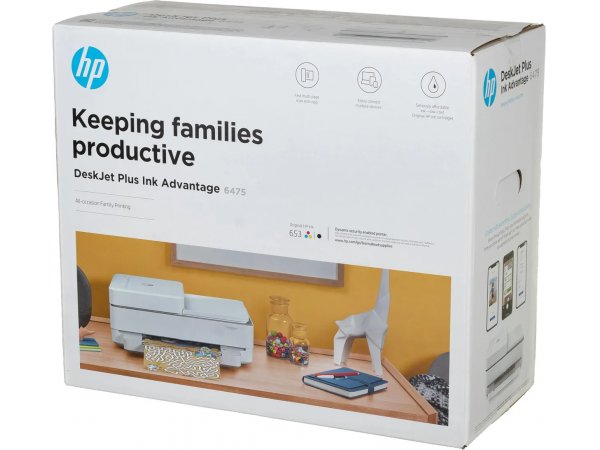 МФУ струйное HP Deskjet Plus Ink Advantage 6475 5SD78C цветное с Wi-Fi