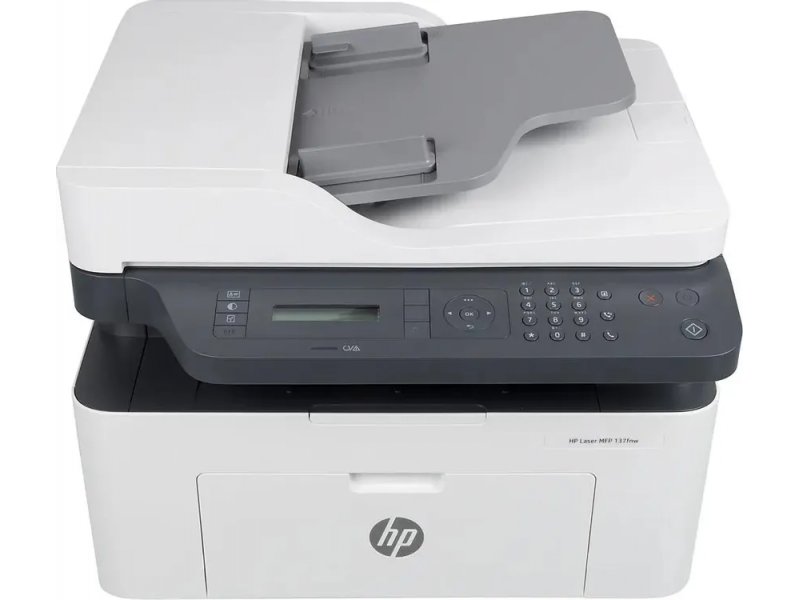 МФУ лазерное HP Laser 137fnw белый