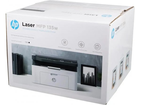 МФУ лазерное HP Laser MFP 135w 4ZB83A МФУ лазерное HP Laser MFP 135w 4ZB83A