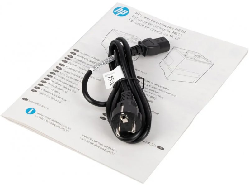 Принтер лазерный HP LaserJet Enterprise M611dn белый