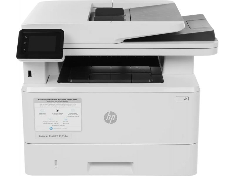 МФУ лазерное HP LaserJet Pro 4103dw белый