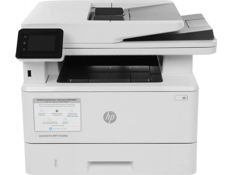 МФУ лазерное HP LaserJet Pro 4103fdn белый
