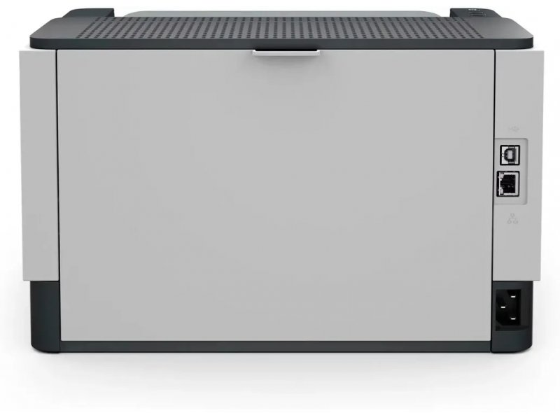 HP LaserJet Tank 1502w вид сзади разъёмы USB порт подключение