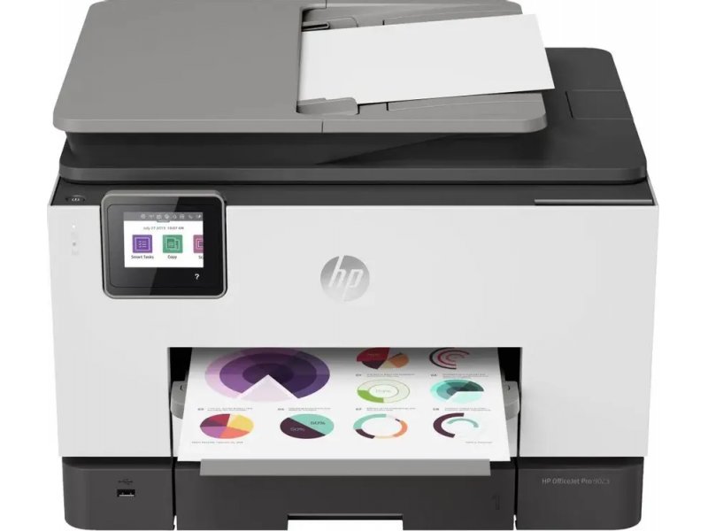 МФУ струйное HP Officejet Pro 9023 AiO белый