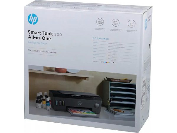 МФУ струйное HP Smart Tank 500 4SR29A цветное МФУ струйное HP Smart Tank 500 4SR29A цветное