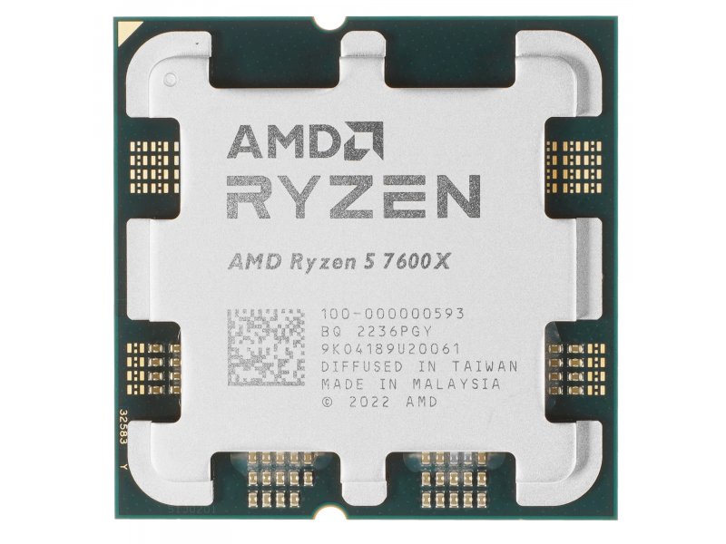 Процессор AMD Ryzen 5 7600X AM5 BOX [100-100000593WOF]