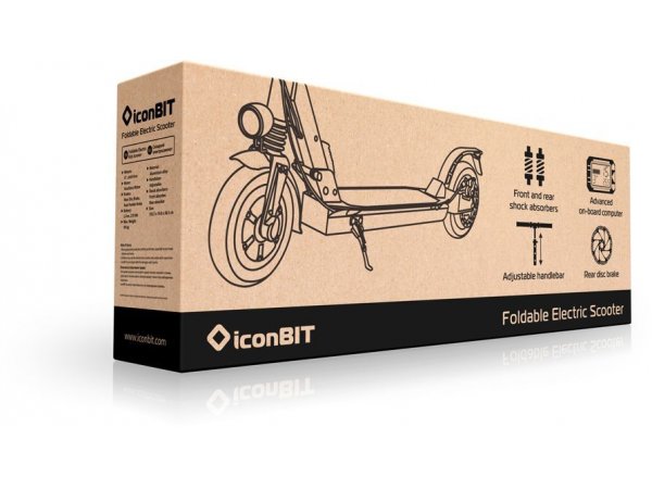 Электросамокат IconBIT Street W85, черный