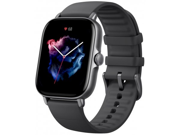 Смарт-часы Xiaomi Amazfit GTS 3 графитовый черный