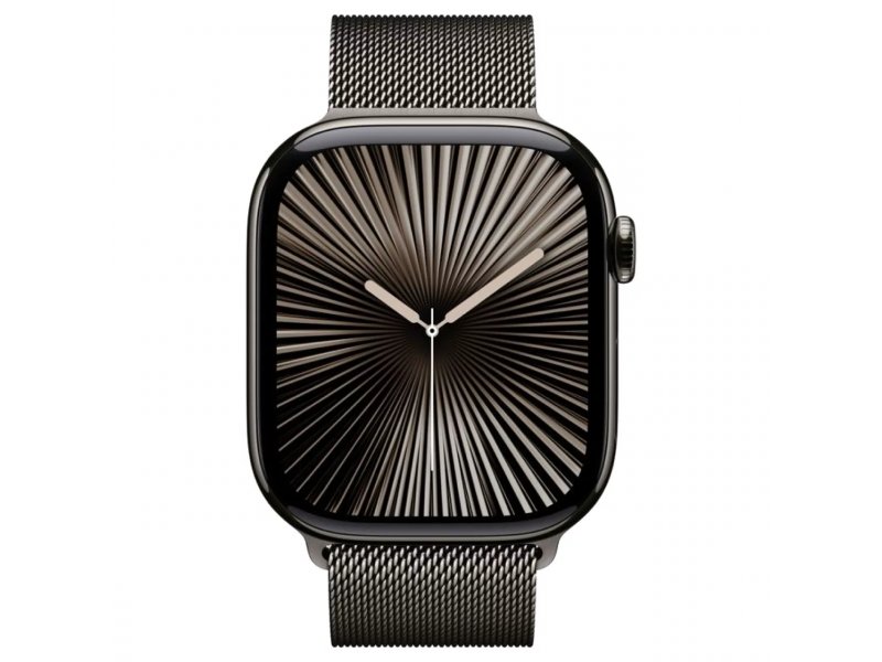Умные часы Apple Watch Series 10 GPS + Cellular, 42mm Slate Titanium Case with Slate Milanese Loop