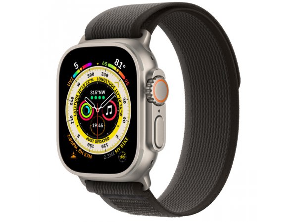 Умные часы Apple Watch Ultra 49 мм Titanium Case Trail Loop Black/Gray M/L