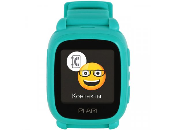 Умные часы с GPS трекером Elari Kid Phone 2 Green Умные часы с GPS трекером Elari Kid Phone 2 Green