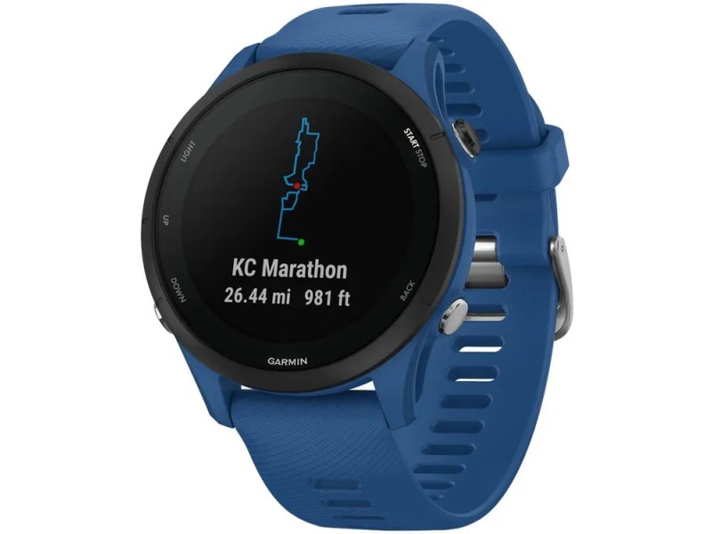 Смарт-часы Garmin Forerunner 255 33мм синий/черный [010-02641-11]