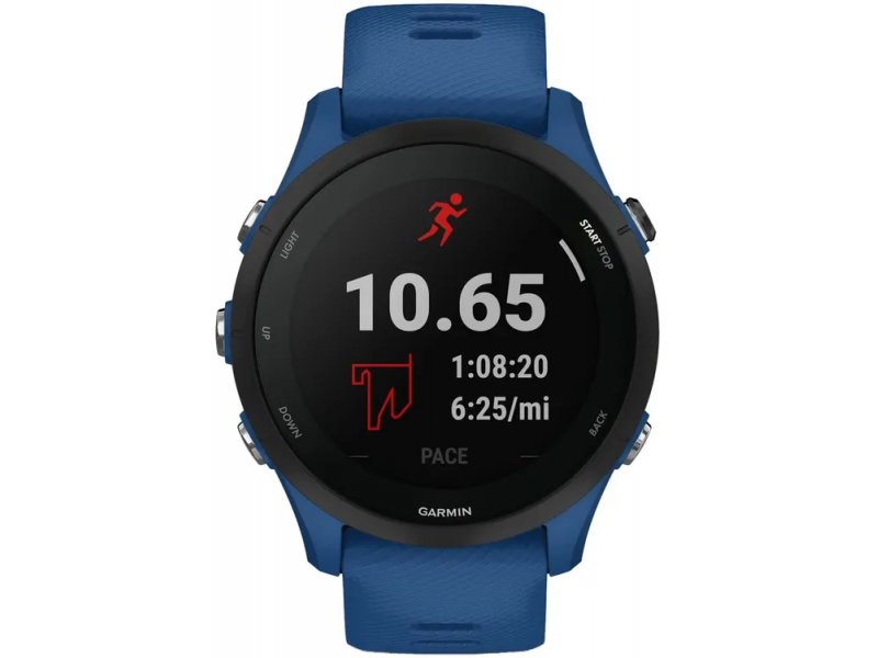 Смарт-часы Garmin Forerunner 255 33мм синий/черный [010-02641-11]