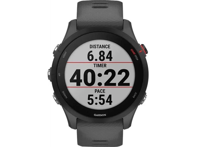 Смарт-часы Garmin Forerunner 255 33мм темно-серый/черный [010-02641-10]