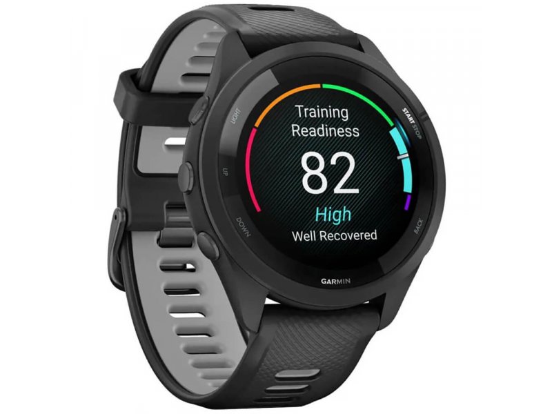 Смарт-часы Garmin Forerunner 265 33mm черный/черный [010-02810-10]