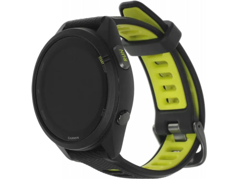 Смарт-часы Garmin Forerunner 265S 27.5mm черный/желтый [010-02810-13]