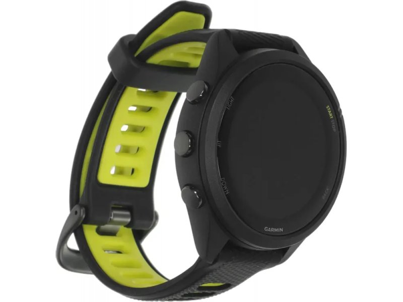 Смарт-часы Garmin Forerunner 265S 27.5mm черный/желтый [010-02810-13]