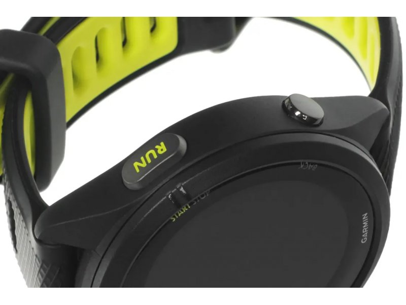 Смарт-часы Garmin Forerunner 265S 27.5mm черный/желтый [010-02810-13]