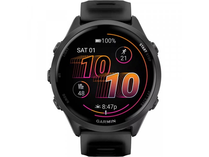 Смарт-часы Garmin Forerunner 570 47mm черный/черный [010-02971-00]