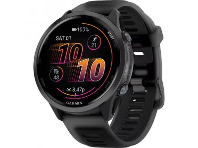 Смарт-часы Garmin Forerunner 570 47mm черный/черный [010-02971-00]