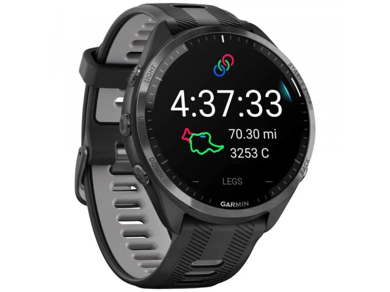 Смарт-часы Garmin Forerunner 965 47mm черный/серый [010-02809-10]