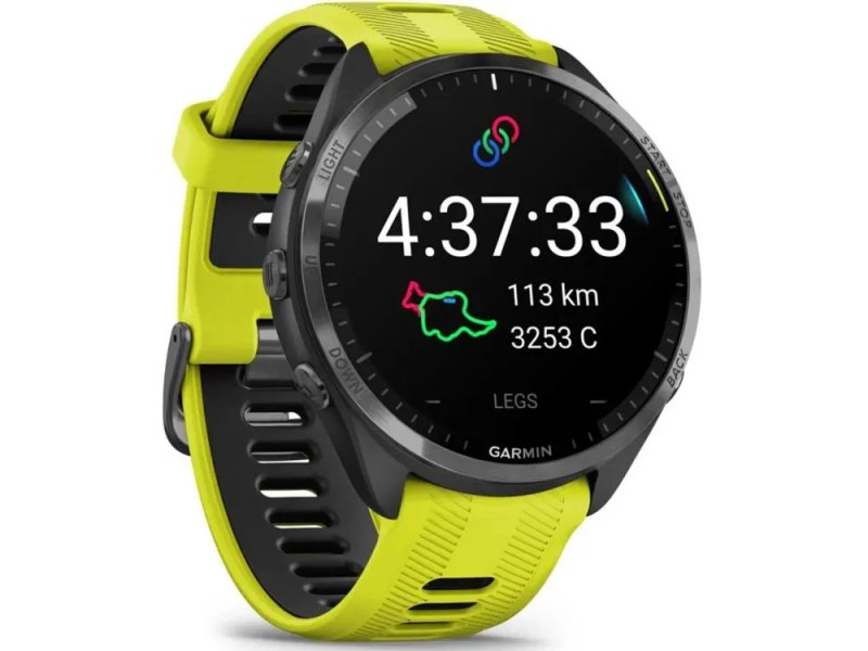 Смарт-часы Garmin Forerunner 965 47mm черный/желтый [010-02809-12]