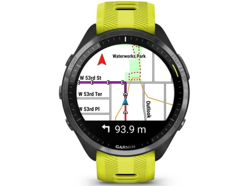 Смарт-часы Garmin Forerunner 965 47mm черный/желтый [010-02809-12]