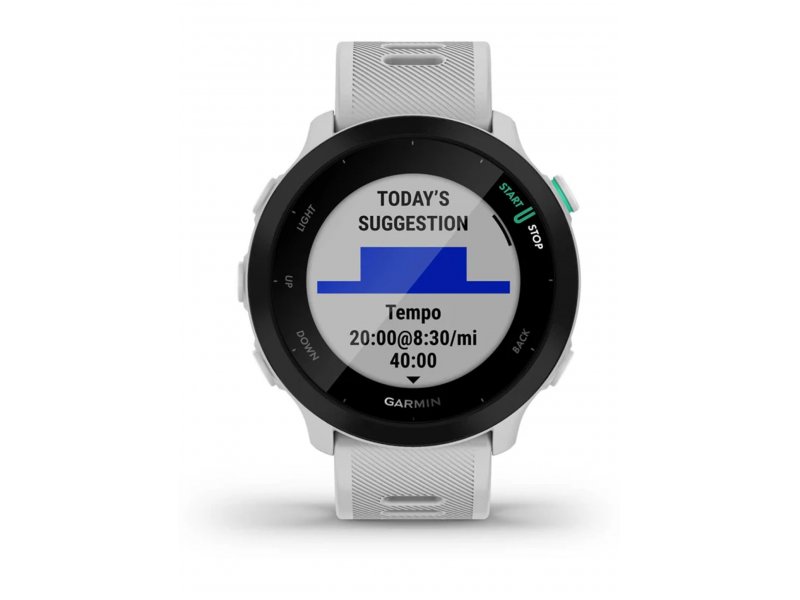 Смарт-часы Garmin Forerunner 55 42mm белый [010-02562-11]