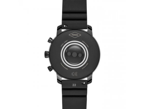 Смарт-часы Fossil Gen 4 - Explorist HR Black Silicone