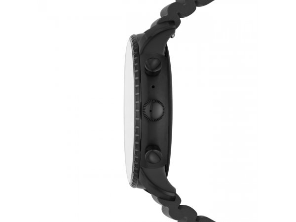 Смарт-часы Fossil Gen 4 - Explorist HR Black Silicone