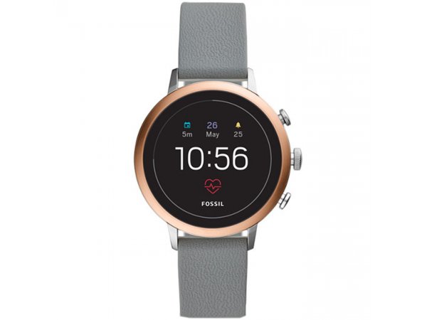 Смарт-часы Fossil Gen 4 - Venture HR Gray Silicone