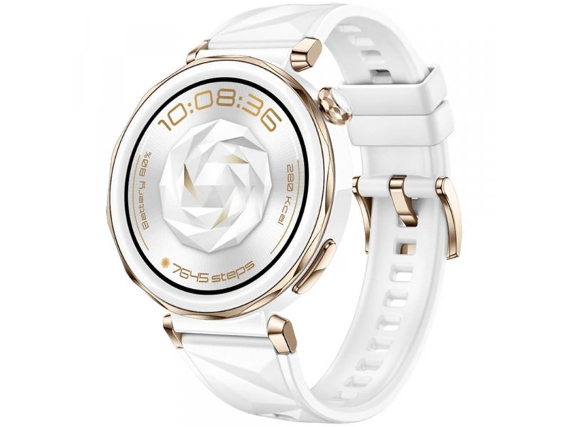Смарт-часы Huawei Watch GT 5 Pro Jana-B29F 42.49mm белый/белый [55020dgw]