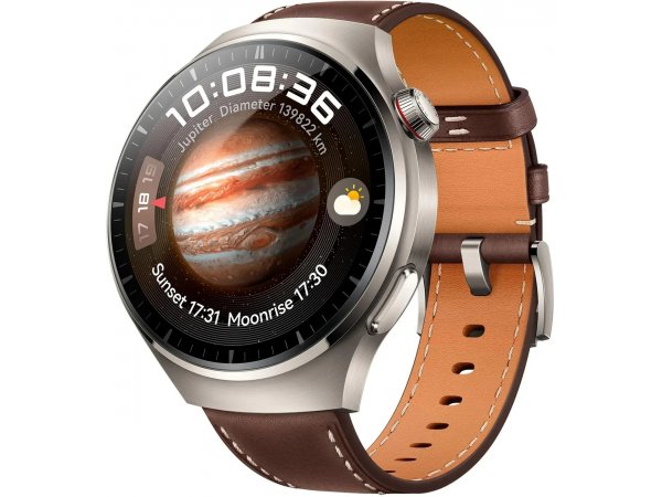 Смарт-часы Huawei Watch 4 Pro LTE Dark Brown Leather Strap (Medes-L19L)