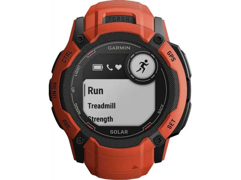 Смарт-часы Garmin Instinct 2X Solar 50mm красный/красный [010-02805-01]