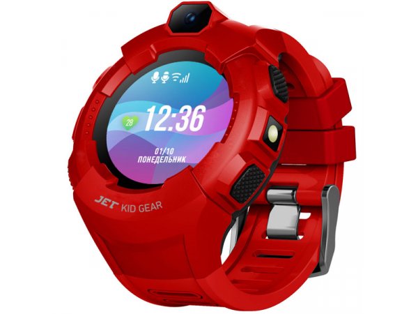 Часы с GPS трекером JET Kid Gear Red/Black